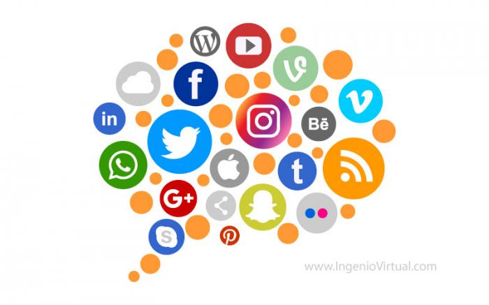 Redes sociales de Internet. Imagen tomada de Internet